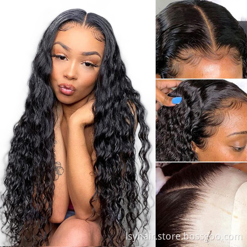 Pre Pluck Peruvian Lace Front Wigs Shy Luxe Top Quality 40 Inch Full Lace Wig , 13x4 13x6 Hd Lace Front Wig For Black Women